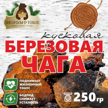 Гриб чага 250 гр.